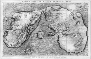 Middle-Earth And The Undying Lands - Map